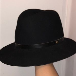 Rag & Bone floppy hat M, black